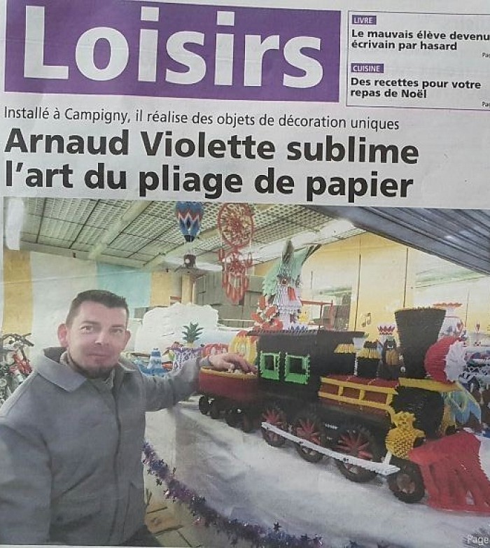 Article de presse. paru dans L'éveil de Pont Audemer, du 22 Décembre 2020